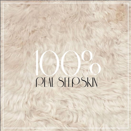 Genuine Sheepskin Cream Quad Natural Fluffy Silky Soft Real Wool Rug - Image 5