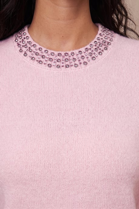 Embellish Trim Knit Jumper - Image 4