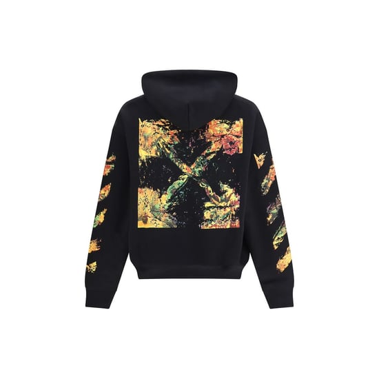 Off-White Black Cotton Sweatshirt - Image 2