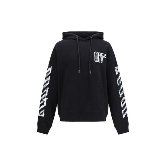 Off-White Black Cotton Sweatshirt - Image 1