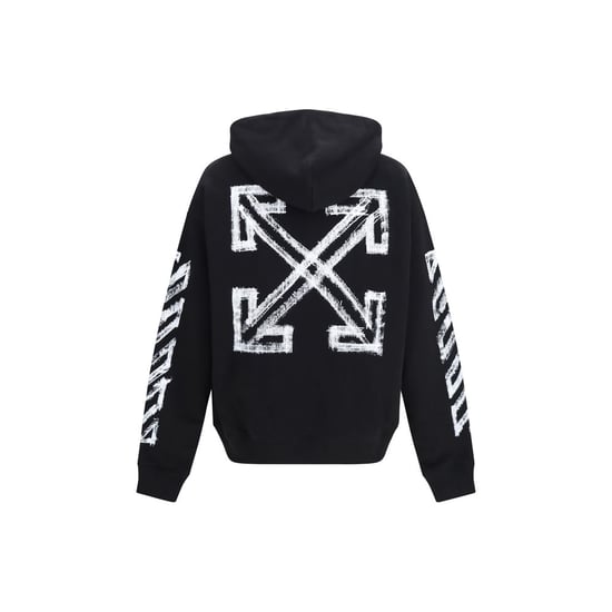 Off-White Black Cotton Sweatshirt - Image 2
