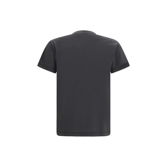 Stone Island Gray Cotton T-Shirt - Image 2