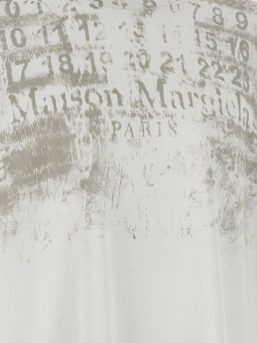 Maison Margiela Grijze Katoenen T-Shirt - Image 4