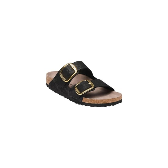 Birkenstock Black Synthetic Flat Sandals - Image 2
