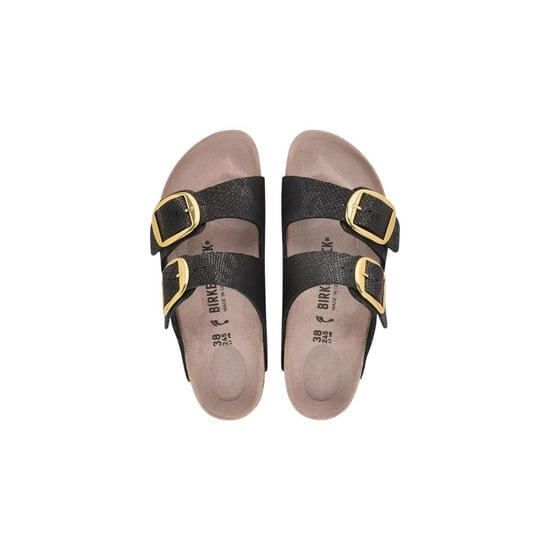 Birkenstock Black Synthetic Flat Sandals - Image 5