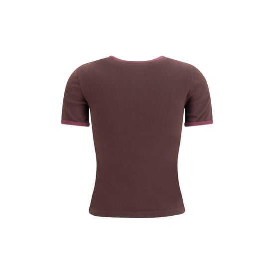 Courrèges Brown Cotton T-Shirt - Image 2