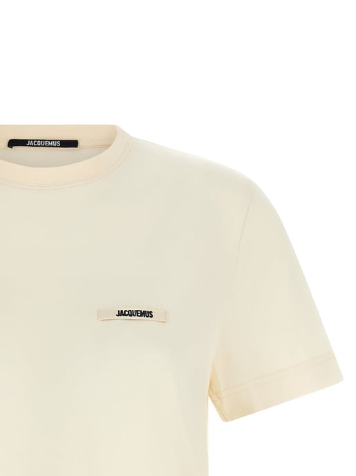 Jacquemus Beige Cotton T-Shirt - Image 3