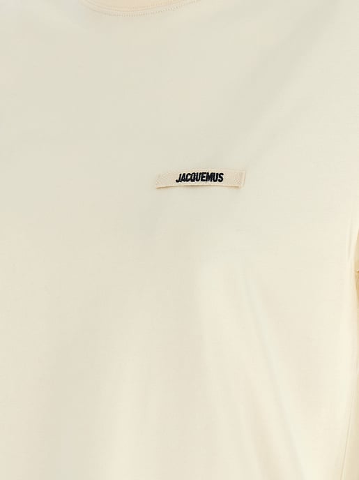Jacquemus Beige Cotton T-Shirt - Image 4