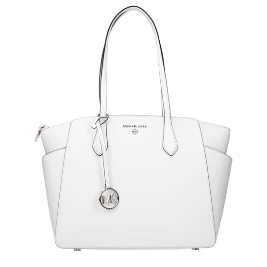Michael Kors White Leather Shoulder Bag - Image 1