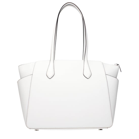 Michael Kors White Leather Shoulder Bag - Image 3