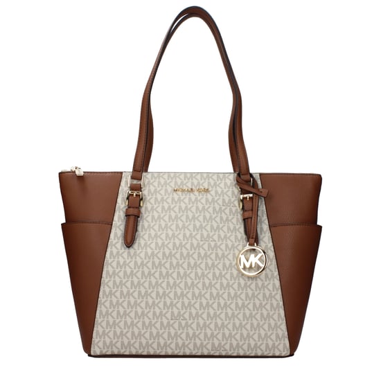 Michael Kors Beige Leren Schoudertas - Image 1