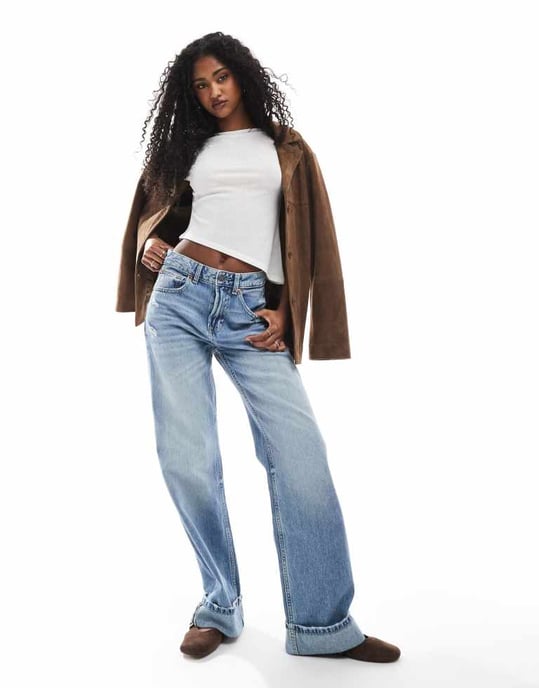 ASOS DESIGN halvgenomskinlig kortärmad topp med asymmetrisk fåll i elfenbensfärg - Image 3