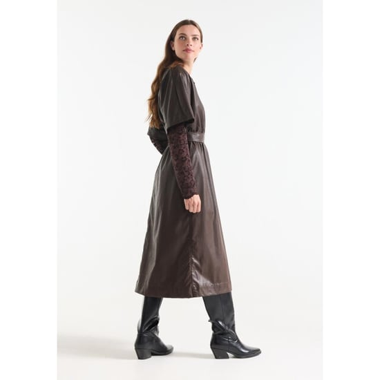 Jansen Amsterdam Linn lpu510 jurk dark brown - Image 5