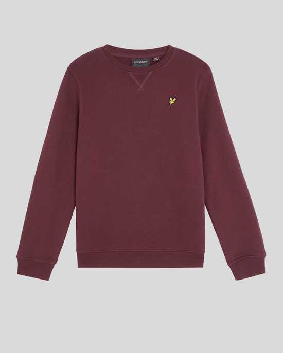 Lyle & Scott Jongens Klassieke Ronde Hals Sweatshirt - Bordeauxrood - Image 1