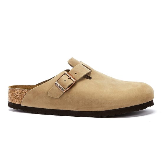 Birkenstock Boston Waxy Leather Narrow Tabacco Brown Klompen - Image 5