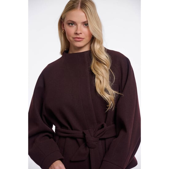 Rino & Pelle short coat with collar cornelia.7002611 10873 chocolate bean - Image 3