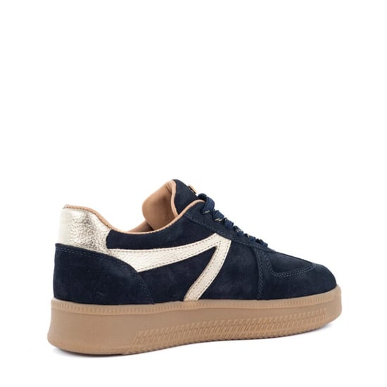 Babouche Liva-48 529 navy gold lage sneakers dames - Image 5