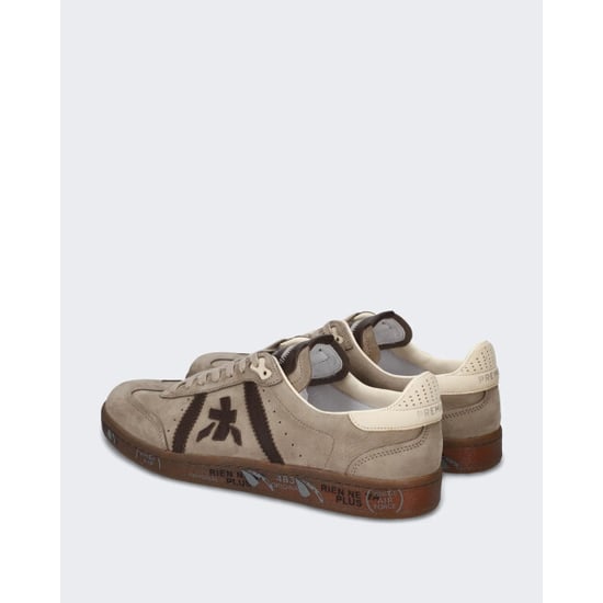 Premiata Heren lichte leren sneaker met veterschoensluiting - Image 2