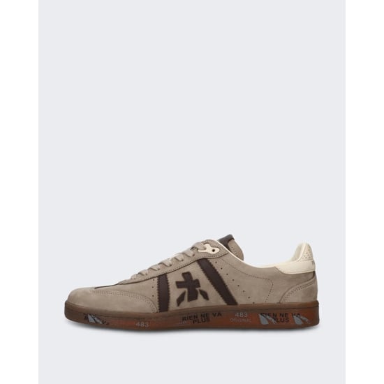 Premiata Heren lichte leren sneaker met veterschoensluiting - Image 5