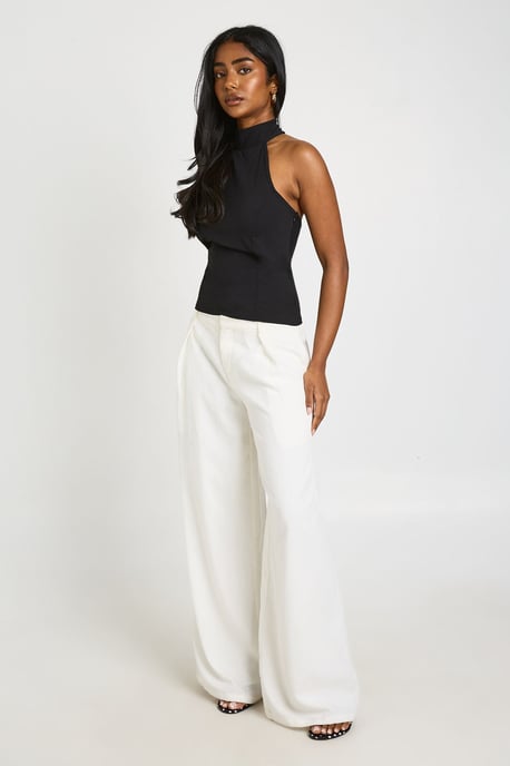 Fitted Halterneck Cinched Top - Image 3