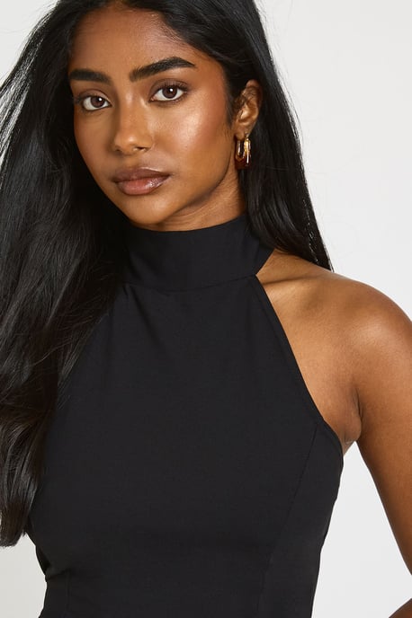 Fitted Halterneck Cinched Top - Image 4