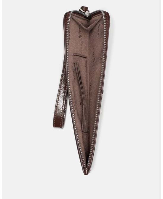Lucy Crinkle Patent Medium Wristlet - Image 3