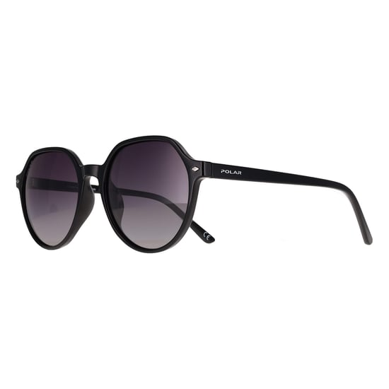Polar Oval Womens Shiny Black Violet Gradient Polarized Stefy - Image 3