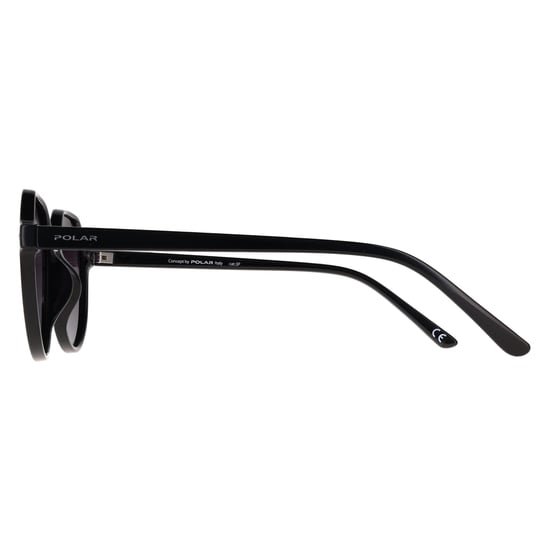 Polar Oval Womens Shiny Black Violet Gradient Polarized Stefy - Image 4