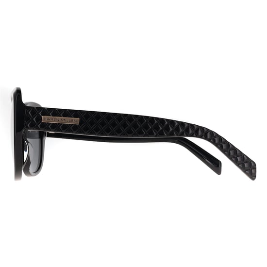 Karen Millen Cat Eye Womens Black Smoke Grey KM5060 - Image 4