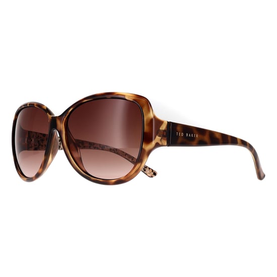 Ted Baker Oval Womens Tortoiseshell Brown Gradient TB1394 Shay - Image 3