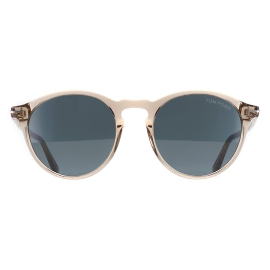 Tom Ford Round Mens Shiny Beige Blue Aurele FT0904 - Image 2