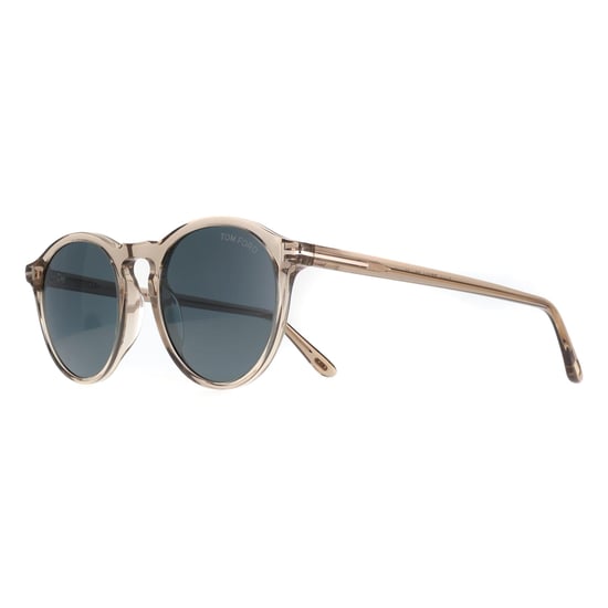 Tom Ford Round Mens Shiny Beige Blue Aurele FT0904 - Image 3