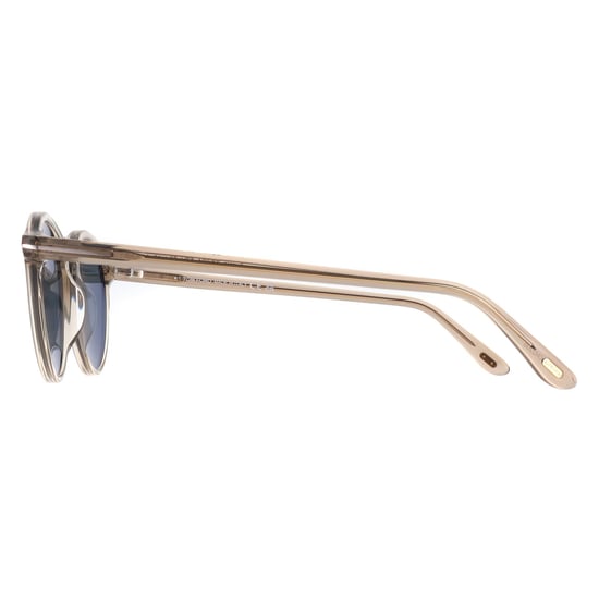 Tom Ford Round Mens Shiny Beige Blue Aurele FT0904 - Image 4