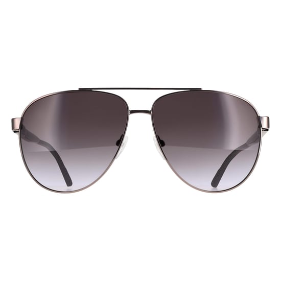 Calvin Klein Aviator Mens Dark Gunmetal Brown Gradient CK21132S - Image 2