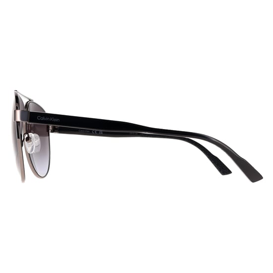 Calvin Klein Aviator Mens Dark Gunmetal Brown Gradient CK21132S - Image 4