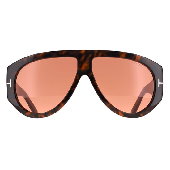 Tom Ford Aviator Mens Dark Havana Bordeaux Bronson FT1044 - Image 2