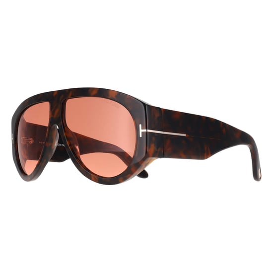 Tom Ford Aviator Mens Dark Havana Bordeaux Bronson FT1044 - Image 3