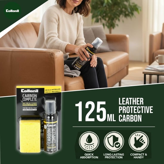 Collonil Carbon Complete 125ml Leer Suede Reiniger Beschermer Verzorgingsschuim - Image 6
