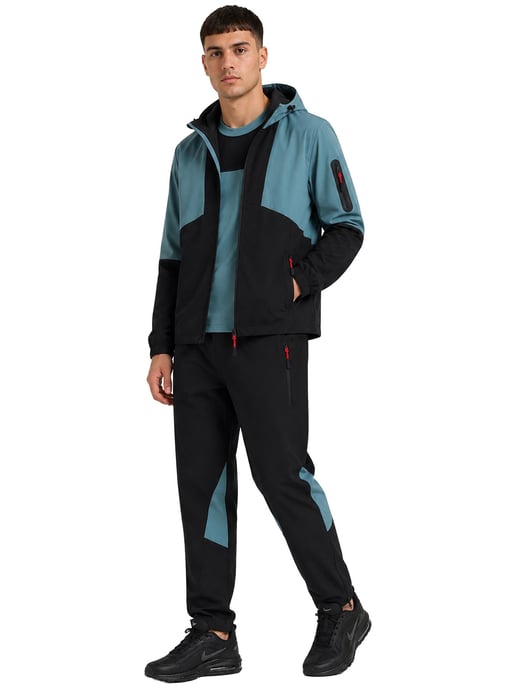 Kruze | Mens Woven 3 Piece Set - Jacket/T-Shirt/Pants - Image 3