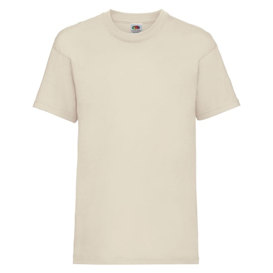 Fruit Of The Loom Childrens/Kids Value T-Shirt (Natural) - Image 1