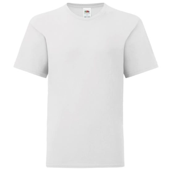 Fruit Of The Loom Childrens/Kids Iconic T-Shirt (White) - Image 1