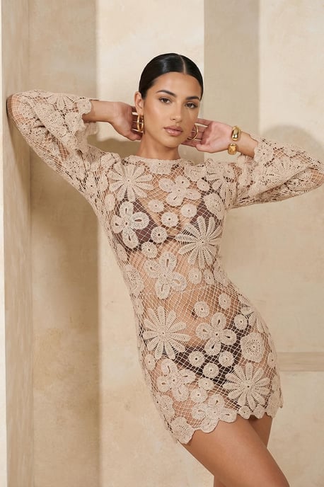 Platte midi-jurk voor dames, korte strandjurk in A-lijn model - Image 3