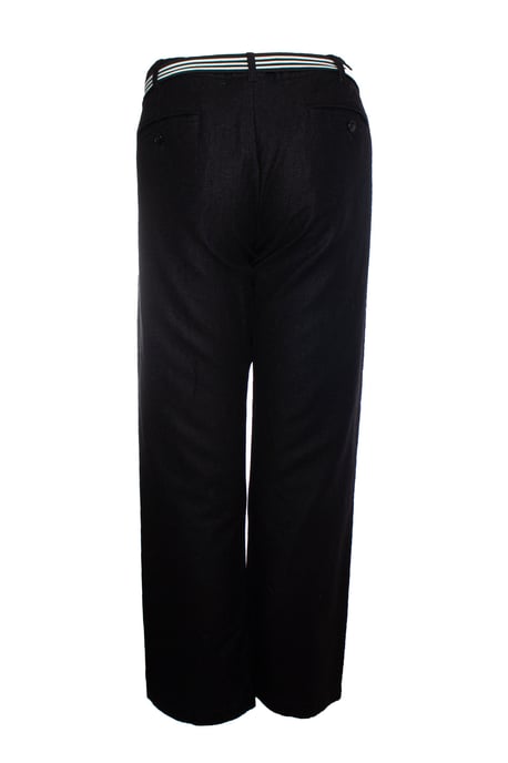 Ann Demeulemeester trousers with striped belt - Image 2