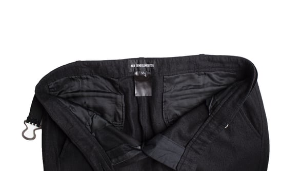 Ann Demeulemeester trousers with striped belt - Image 5