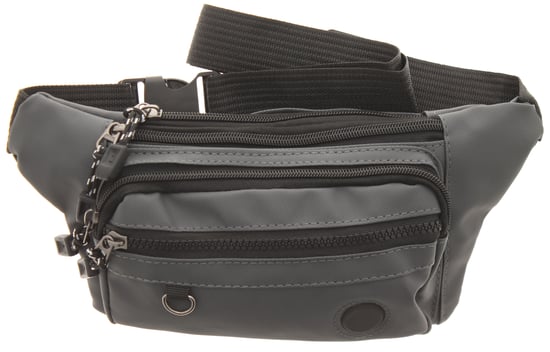 Bum Bag Cossbody Bag Multiple Compartments Heidi Zip Fastening grey - Image 1