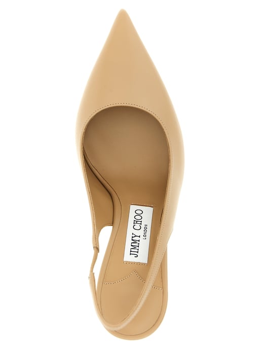 Jimmy Choo Beige Leather High Heel Pumps - Image 4