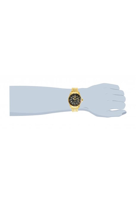 Invicta Pro Diver 30622 Herenhorloge - Quartz Uurwerk - Roestvrij Staal met Zwarte Wijzerplaat - 43 mm - Image 2