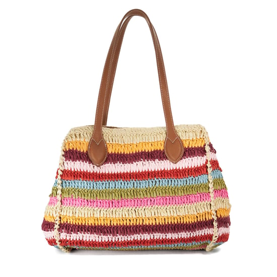 Dune Accessories Devotedly - Raffia Double Grab Handle Tote Bag - Image 4