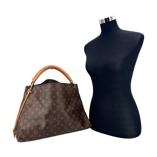 Louis Vuitton stoffen draagtas in artistieke stijl - Image 2