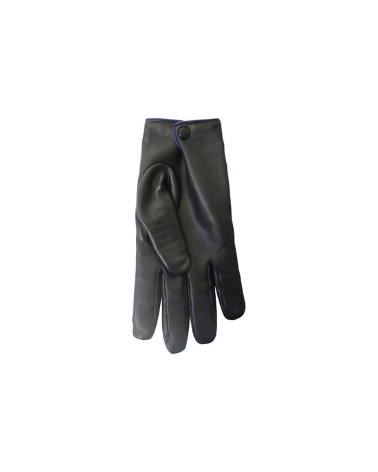 Gucci Gloves with Knitted Cashmere Lining in Black Leather - Image 3